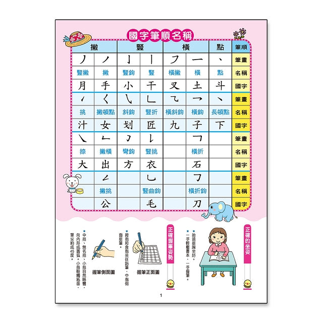 基礎國字練習本